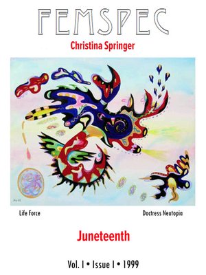 cover image of Juneteenth, Femspec Issue 1.1